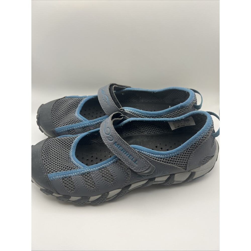 Merrell Pandi Water Shoes Womens 10 Gray Teal Vibram Sole J033190 - Picture 3 of 5